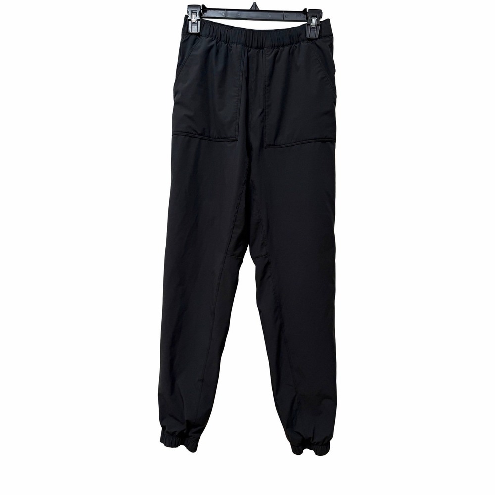 Eddie Bauer Flexion Lined 3.0 PO Fleece Lined Pants Womens Size 2 Black Cozy